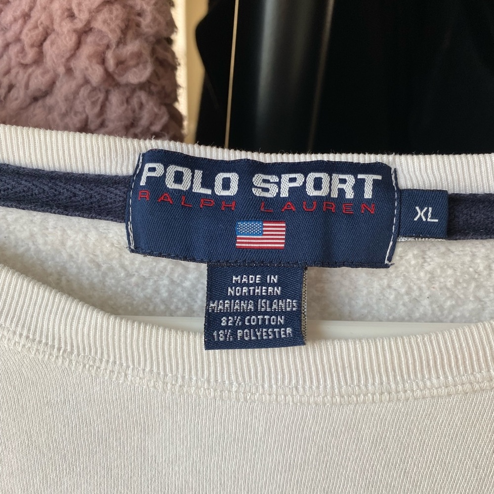 Polo Sport White Sweatshirt Men’s XL - Picture 3 of 4